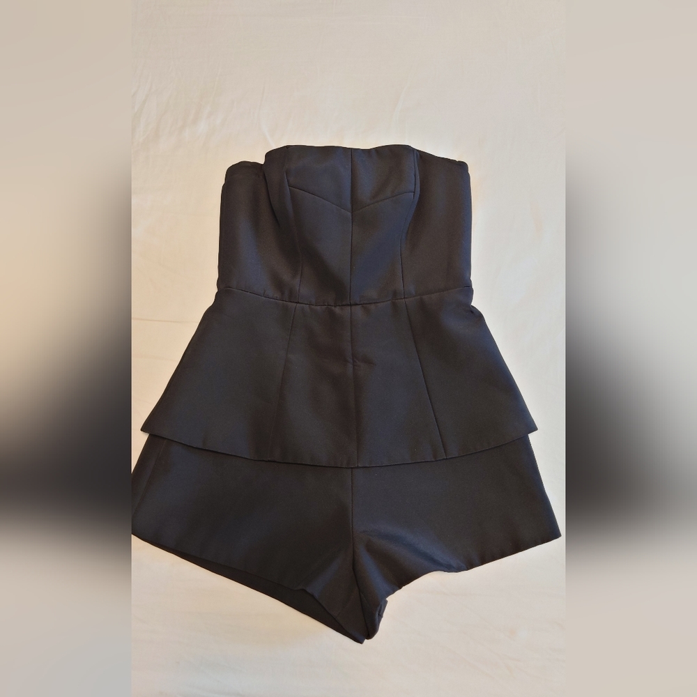 Finders Keepers Good Times Romper Black small